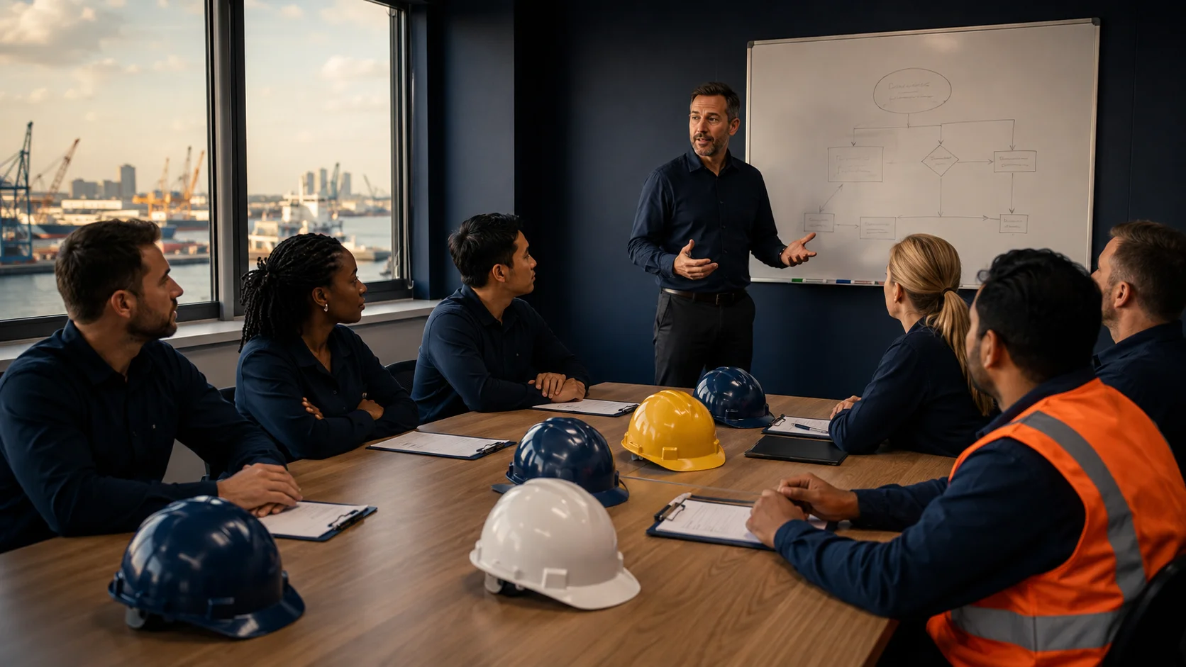 NEBOSH IGC complete gids 2026: HSE-opleiding Rotterdam Veerhaven — klaslokaal, kosten, IG1 & IG2 examen, doorlooptijd